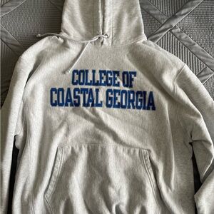 Champion Gray College Hoodie
